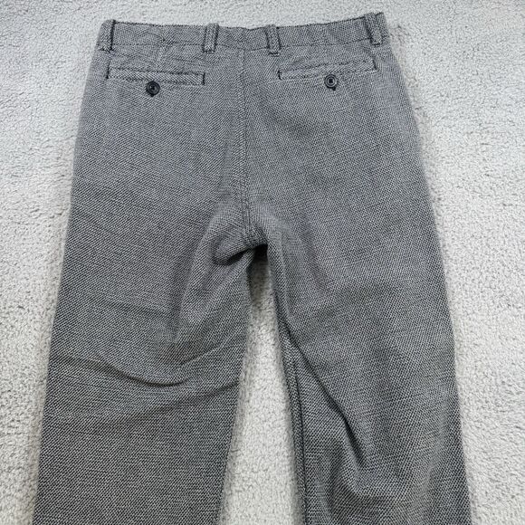 Carbon 2 Cobalt Pants Mens 32x30 Gray Knit Casual Dress Straight Textured - Picture 9 of 10